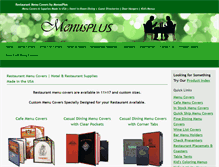 Tablet Screenshot of menu-covers.org